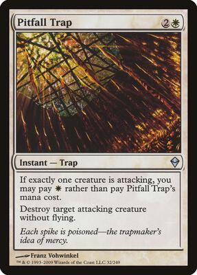 Pitfall Trap card from Zendikar