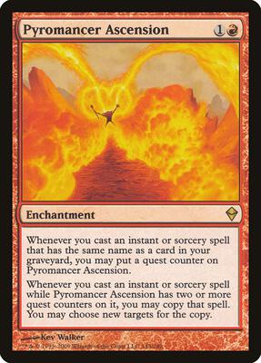 Pyromancer Ascension card from Zendikar