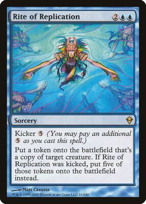 Rite of Replication card from Zendikar