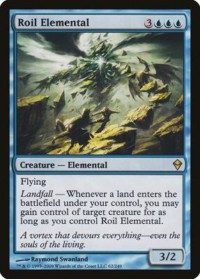 Roil Elemental card from Zendikar