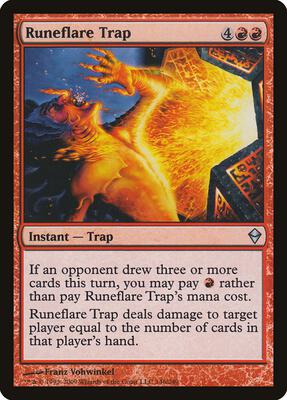 Runeflare Trap card from Zendikar