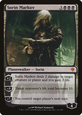 Sorin Markov card from Zendikar