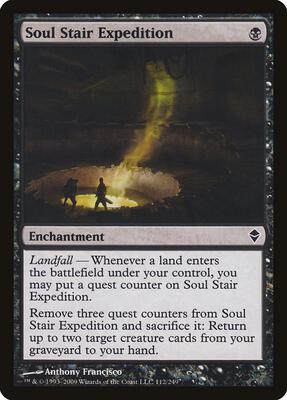 Soul Stair Expedition card from Zendikar