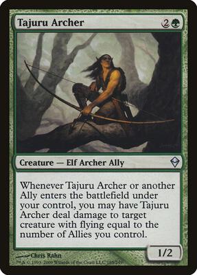Tajuru Archer card from Zendikar