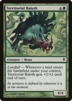 Territorial Baloth card from Zendikar