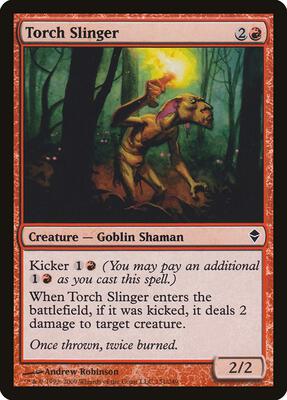 Torch Slinger card from Zendikar