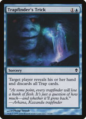 Trapfinder's Trick card from Zendikar