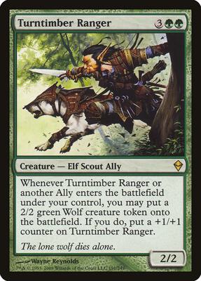 Turntimber Ranger card from Zendikar