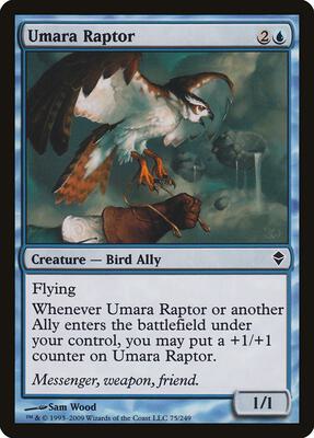Umara Raptor card from Zendikar