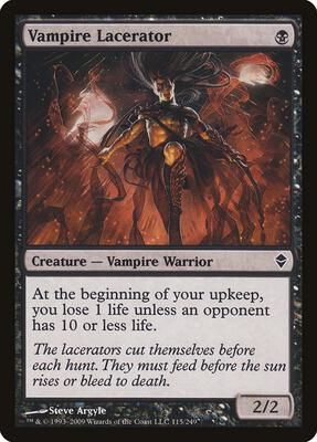 Vampire Lacerator card from Zendikar