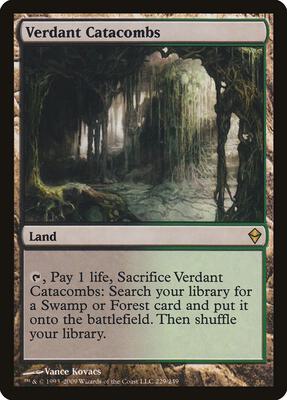 Verdant Catacombs card from Zendikar