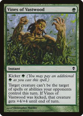 Vines of Vastwood card from Zendikar