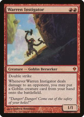 Warren Instigator card from Zendikar