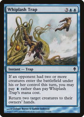 Whiplash Trap card from Zendikar