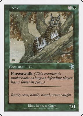 Lynx card from Starter 1999