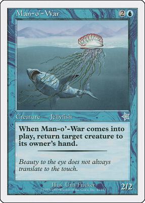 Man-o'-War card from Starter 1999