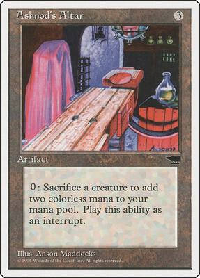 Ashnod's Altar card from Chronicles
