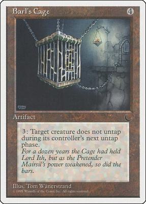 Barl's Cage card from Chronicles
