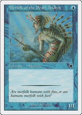 Merfolk of the Pearl Trident card from Starter 1999