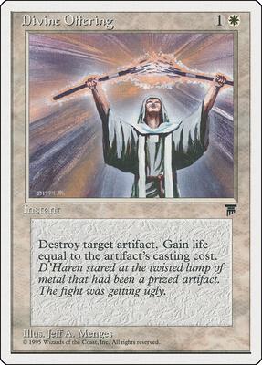 Divine Offering card from Chronicles