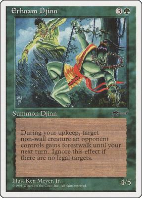 Erhnam Djinn card from Chronicles