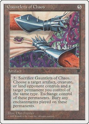 Gauntlets of Chaos card from Chronicles