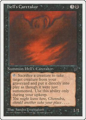 Hell's Caretaker card from Chronicles