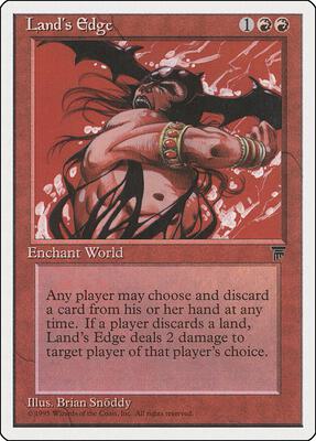 Land's Edge card from Chronicles