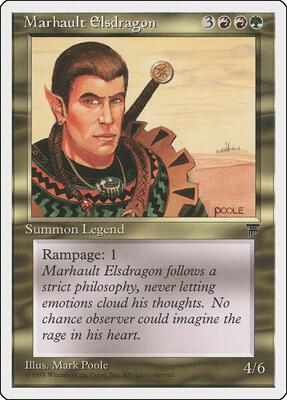 Marhault Elsdragon card from Chronicles
