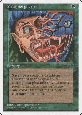 Metamorphosis card from Chronicles