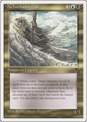 Nebuchadnezzar card from Chronicles