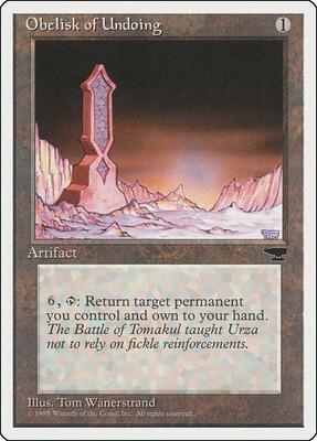 Obelisk of Undoing card from Chronicles