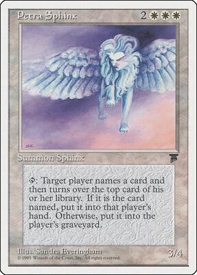 Petra Sphinx card from Chronicles