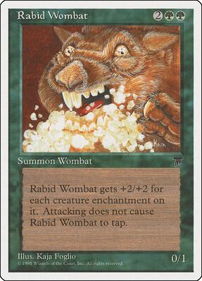 Rabid Wombat card from Chronicles