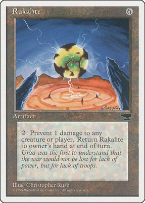 Rakalite card from Chronicles