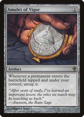 Amulet of Vigor card from Worldwake