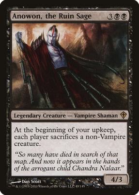 Anowon, the Ruin Sage card from Worldwake