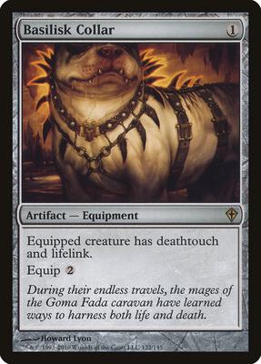 Basilisk Collar card from Worldwake
