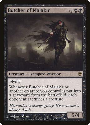 Butcher of Malakir card from Worldwake