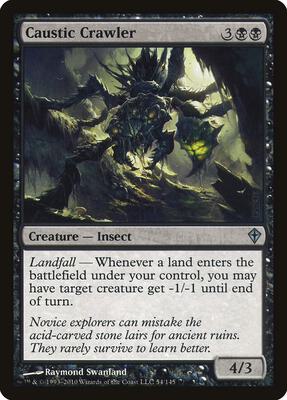 Caustic Crawler card from Worldwake