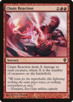 Chain Reaction card from Worldwake