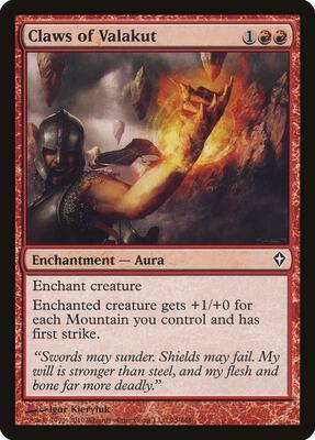 Claws of Valakut card from Worldwake