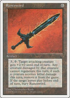 Runesword card from Chronicles