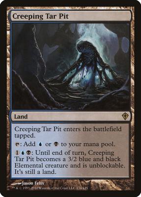 Creeping Tar Pit card from Worldwake