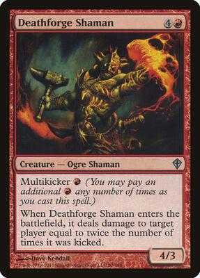 Deathforge Shaman card from Worldwake