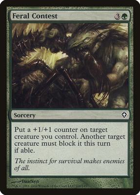Feral Contest card from Worldwake