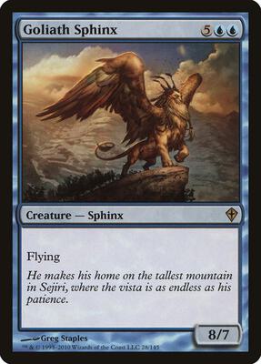 Goliath Sphinx card from Worldwake
