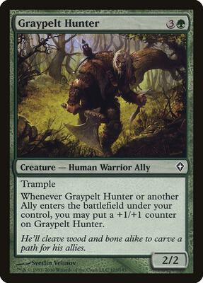 Graypelt Hunter card from Worldwake