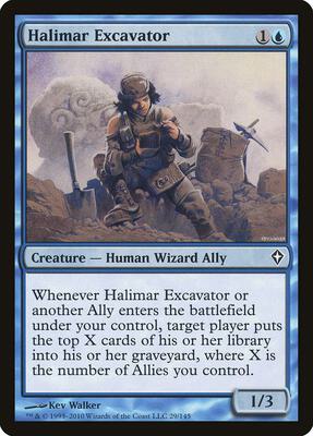 Halimar Excavator card from Worldwake