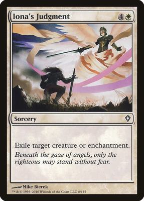Iona's Judgment card from Worldwake